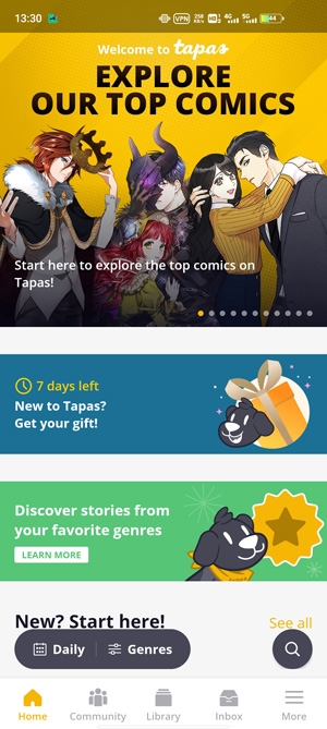 Tapas漫画app官方版