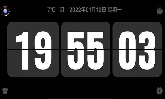 Flipclock翻页时钟app