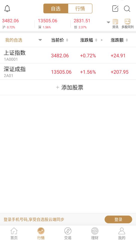 掌中投中投证券官方版(中金财富)