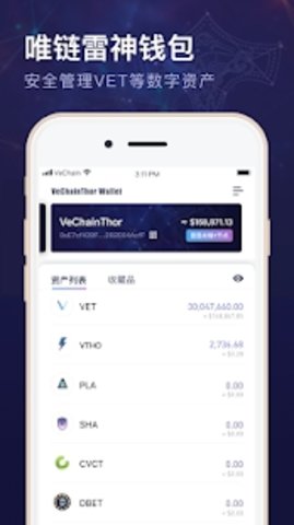 VeChainThor(唯链雷神钱包)