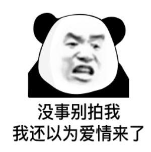 熊猫头微信拍一拍表情包