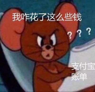 看完账单的你表情包