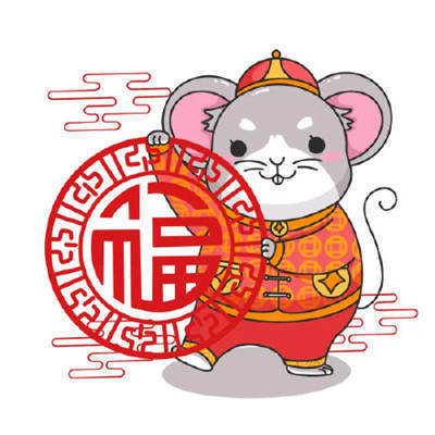 2020鼠年卡通头像