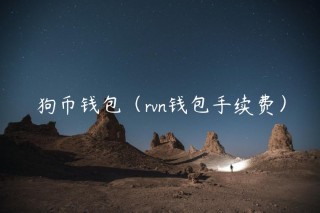 狗币钱包（rvn钱包手续费）