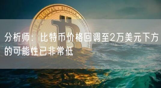 分析师：比特币价格回调至2万美元下方的可能性已非常低-第1张图片-欧意下载