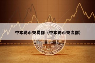 中本聪币交易群（中本聪币交流群）
