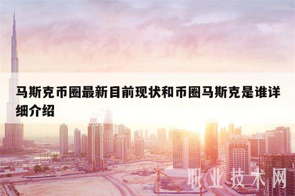 马斯克币圈最新目前现状和币圈马斯克是谁详细介绍-第1张图片-火网下载