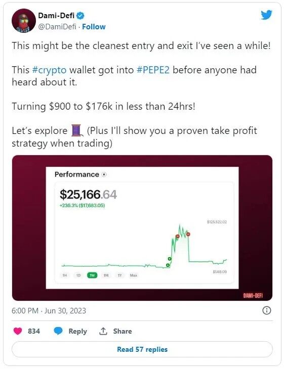 一天暴赚200倍！佩佩PEPE 2.0是什么？现在还能进场吗-第2张图片-火网下载