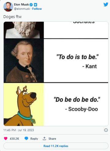 马斯克最新推特狗狗币(马斯克力挺狗狗币)-第1张图片-火网下载 马斯克最新推特狗狗币(马斯克力挺狗狗币)-第1张图片-火网下载