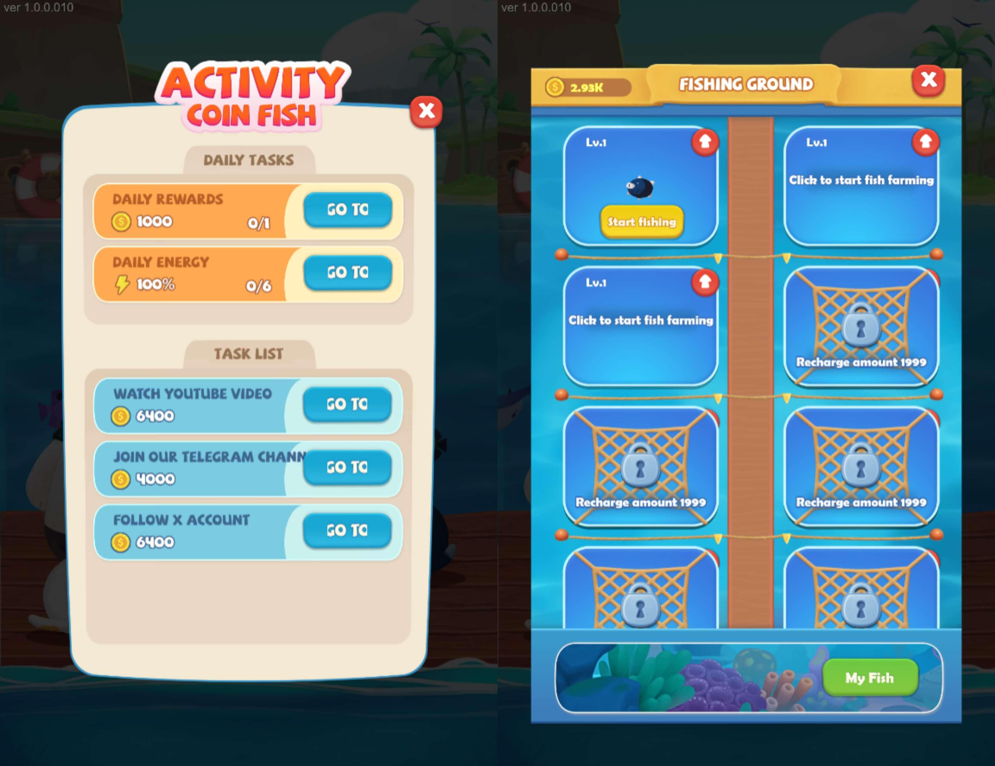 TON点击钓鱼小游戏COINFISH今日正式上线，Telegram社区频道用户数已突破13万-第3张图片-火网下载