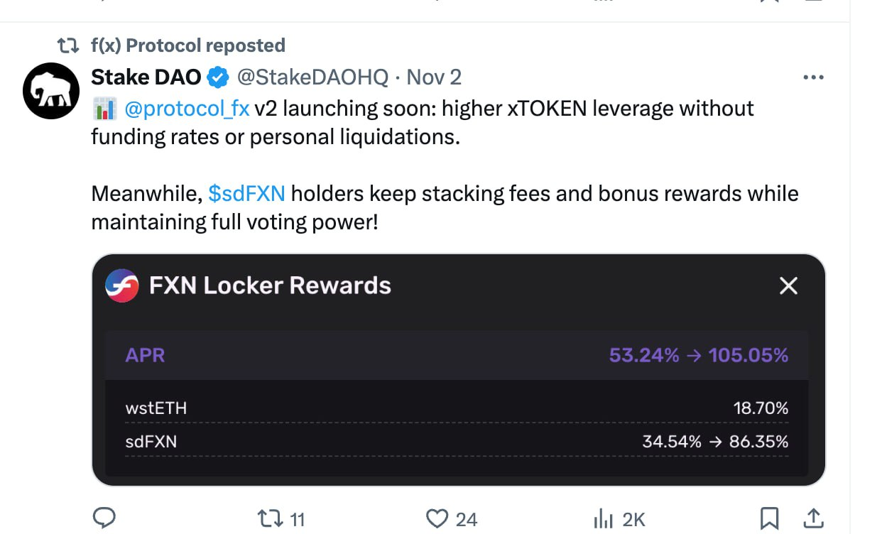 f(x)Protocol：新型高效稳定币协议，会在本轮牛市周期起舞吗？-第1张图片-火网下载
