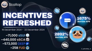 Scallop启动隔离资产池，首推$DEEP与$FUD
