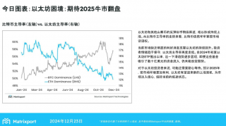 Matriport：以太坊主导率下滑，静待2025年市场转机