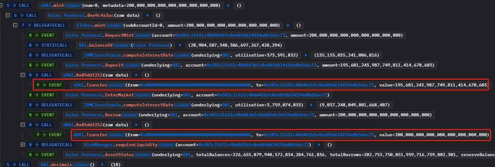EulerFinance漏洞分析:如何遭闪电贷攻击,损失1.97亿美金!4